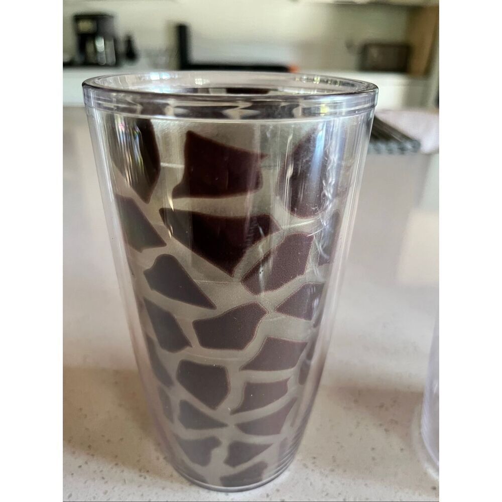 Tervis 16 oz. Classic Insulated Tumbler Cup Giraffe Print